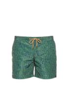 Thorsun Clay-print Swim Shorts