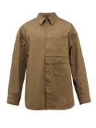 Wooyoungmi - Oversized Cotton-poplin Shirt - Mens - Khaki