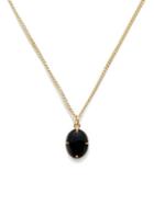 Miansai - Portal Onyx & 14kt Gold-plated Necklace - Mens - Black