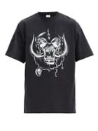 Matchesfashion.com Vetements - X Motrhead Cotton-jersey T-shirt - Mens - Black