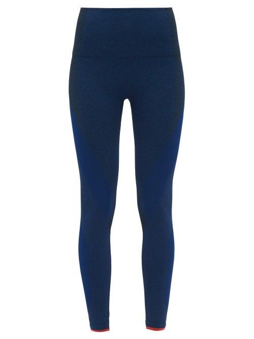 Matchesfashion.com Lndr - Launch Stretch Jersey Leggings - Womens - Blue