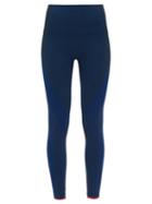 Matchesfashion.com Lndr - Launch Stretch Jersey Leggings - Womens - Blue