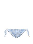 Ladies Beachwear Melissa Odabash - Cancun Side-tie Paisley-print Bikini Briefs - Womens - Blue Multi
