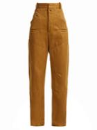 Isabel Marant Étoile Driest High-rise Cotton Trousers