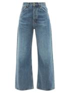 Chlo - High-waist Wide-leg Jeans - Womens - Light Denim