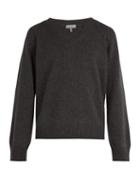 Matchesfashion.com Lanvin - V Neck Wool And Cashmere Blend Sweater - Mens - Grey