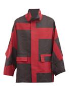Matchesfashion.com Issey Miyake Men - Geometric-panel Twill Overcoat - Mens - Red