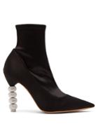 Sophia Webster Jumbo Coco Satin Ankle Boots