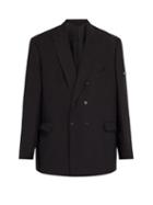 Matchesfashion.com Balenciaga - Double Breasted Blazer - Mens - Black