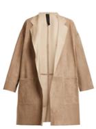 Giani Firenze Notch-lapel Suede Coat