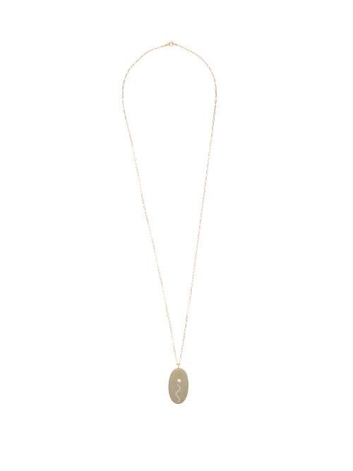 Matchesfashion.com Cvc Stones - Trickle Diamond & 18kt Gold Necklace - Womens - Light Grey