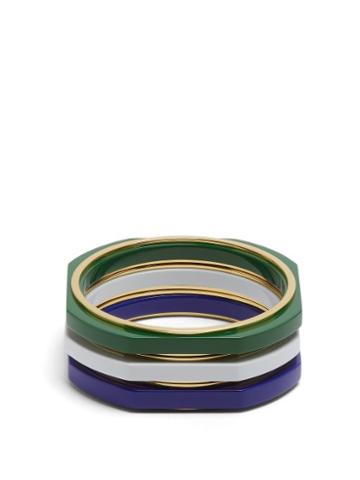 Matchesfashion.com Objet Singulier - Set Of Three Bracelets - Womens - Multi