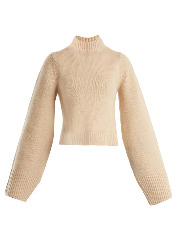 Khaite Mirren High-neck Cashmere Sweater