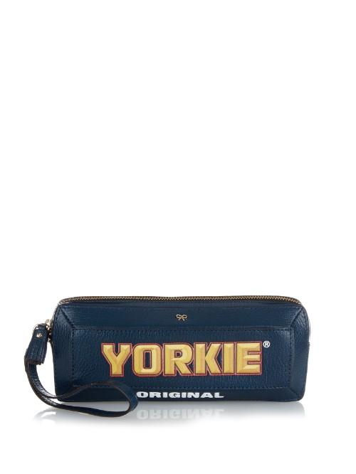 Anya Hindmarch Yorkie Leather Clutch