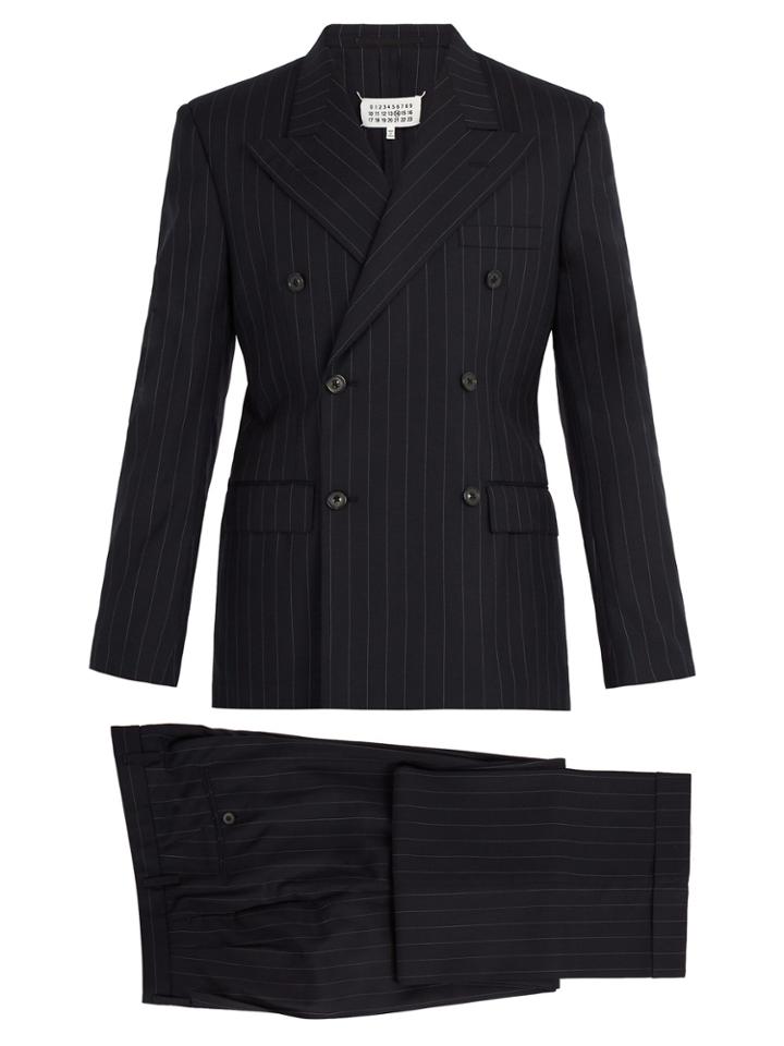 Maison Margiela Pinstripe Double-breasted Suit