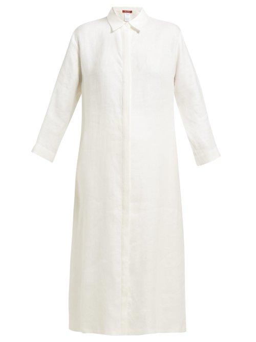 Matchesfashion.com Max Mara Studio - Cardato Dress - Womens - White