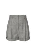 Matchesfashion.com Altuzarra - Chaz Prince Of Wales Checked Shorts - Womens - Grey Multi