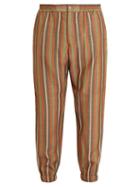 Matchesfashion.com Etro - Striped Elasticated Waist Trousers - Mens - Multi