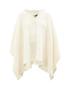 Nili Lotan - Caspian Hooded Wool-blend Poncho - Womens - Ivory
