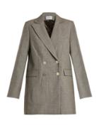 Matchesfashion.com Osman - Adelaide Double Breasted Wool Jacket - Womens - Grey