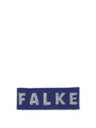 Matchesfashion.com Falke Ess - Logo Jacquard Wool Blend Headband - Mens - Navy Multi