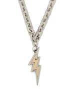 Matchesfashion.com Prada - Lightning Bolt Chain Necklace - Womens - Gold