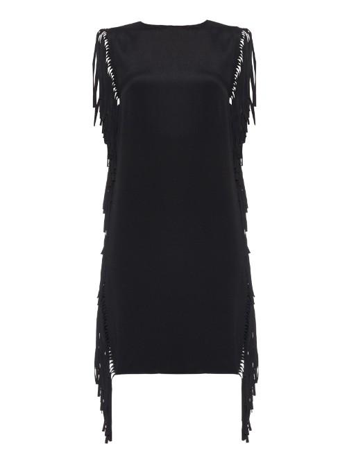 Raey Fringed Silk Dress