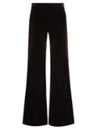 Goat Countess Wide-leg Stretch-cotton Velvet Trousers