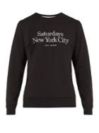 Saturdays Nyc Bowery Miller Standard Logo Cotton Sweatshirt