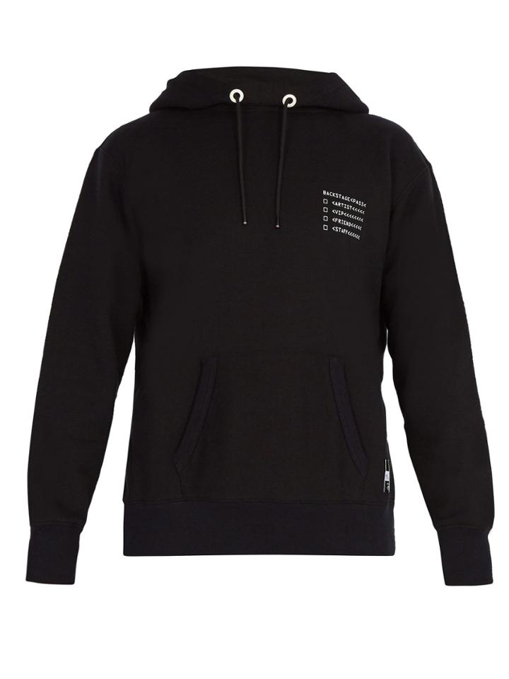 7 Moncler Fragment Printed Cotton Hooded Sweatshirt