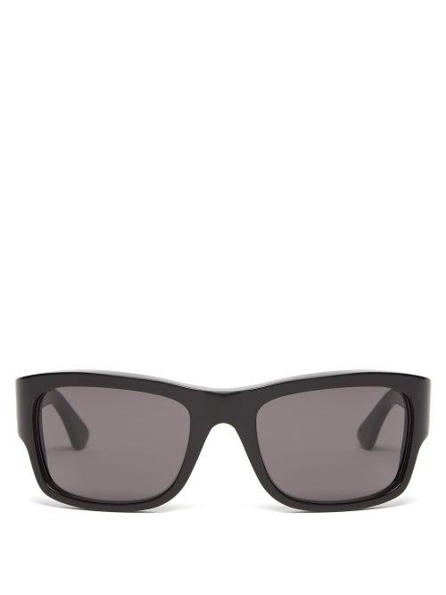 Ladies Accessories Celine Eyewear - Rectangular Acetate Sunglasses - Womens - Black