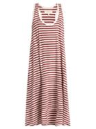 The Great The Swing Striped Cotton-jersey Dress