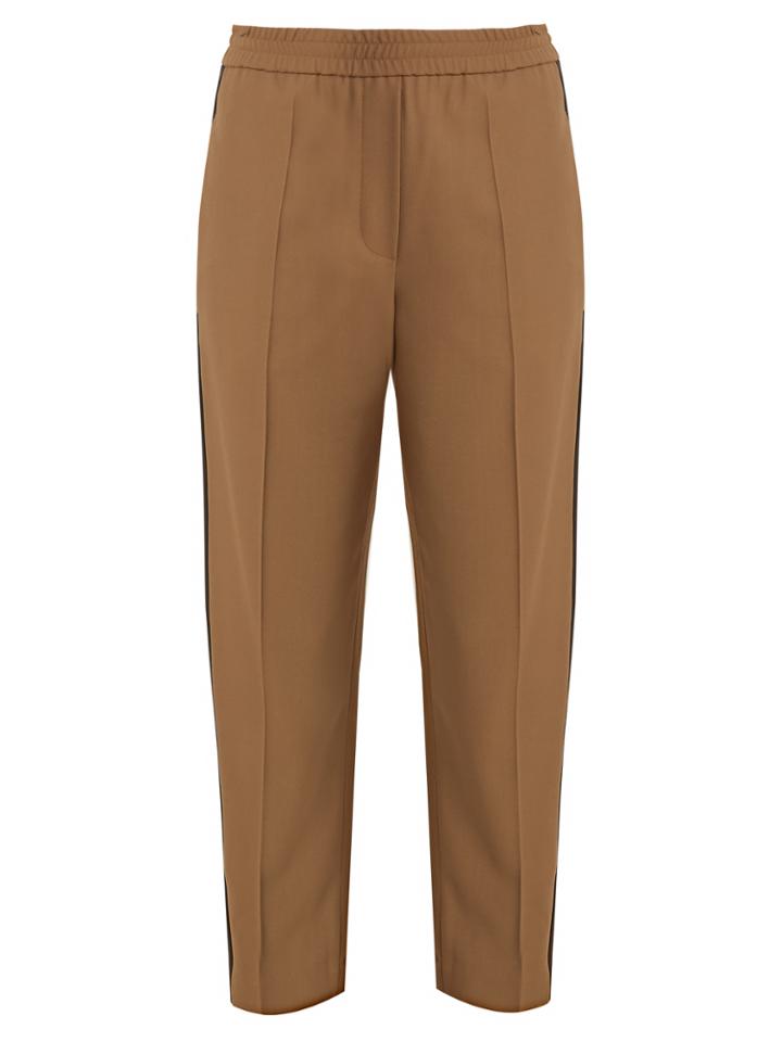 Brunello Cucinelli Slim-fit Contrast-stripe Trousers