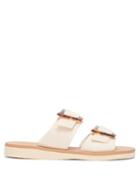 Matchesfashion.com Ancient Greek Sandals - Iaso Leather Slides - Womens - White