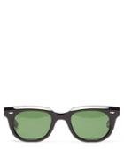 Matchesfashion.com Jacques Marie Mage - Sturges Square Acetate Sunglasses - Womens - Black