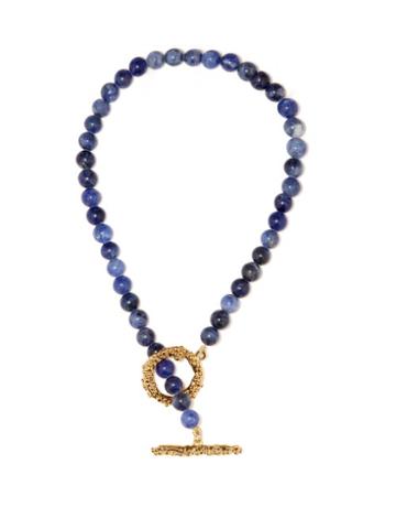 By Alona - Naia Sodalite & 18kt Gold-plated Necklace - Womens - Blue