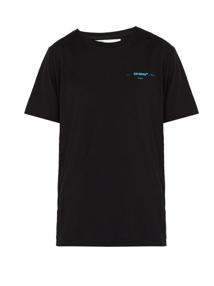 Off-white Gradient-print Cotton-jersey T-shirt