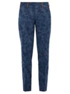 Matchesfashion.com Missoni - Tie Dyed Cotton Trousers - Mens - Blue