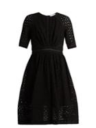 Zimmermann Roza Embroidered Cotton And Silk-blend Dress