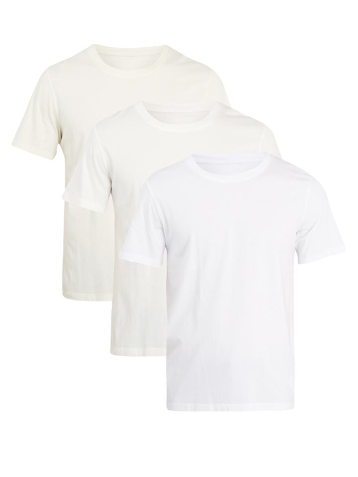 Maison Margiela Set Of Three Cotton-jersey T-shirts