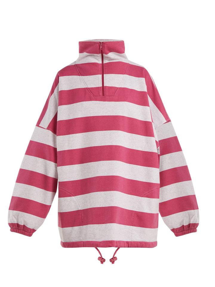 Balenciaga Striped Cotton-blend Top