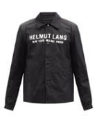 Matchesfashion.com Helmut Lang - Logo-print Harness-strap Shell Coach Jacket - Mens - Black