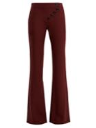 Chloé Mid-rise Flared Cady Trousers