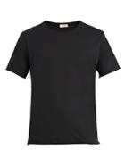 American Vintage Raw-edge Cotton T-shirt