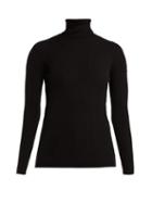 Matchesfashion.com Fusalp - Ancelle Ribbed Knit Roll Neck Sweater - Womens - Black