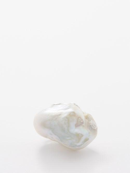 Pearl Octopuss.y - Paris Baroque Pearl & Sterling-silver Ring - Womens - Silver Multi