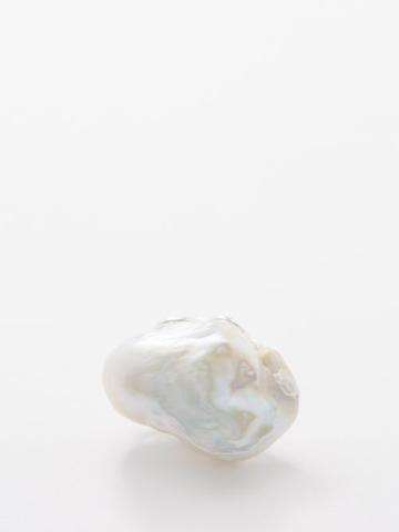 Pearl Octopuss.y - Paris Baroque Pearl & Sterling-silver Ring - Womens - Silver Multi