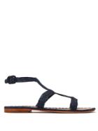 Carrie Forbes Hind Raffia T-bar Sandals