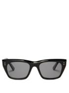 Matchesfashion.com Celine Eyewear - D Frame Angular Acetate Sunglasses - Womens - Black