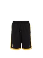 Matchesfashion.com Marcelo Burlon - La Lakers Cotton Shorts - Mens - Black Multi